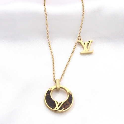 Stainless Steel Brand Necklace  TFN0718 (4)