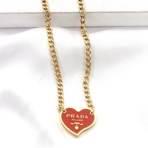 Stainless Steel Brand Necklace  TFN0716 (1)