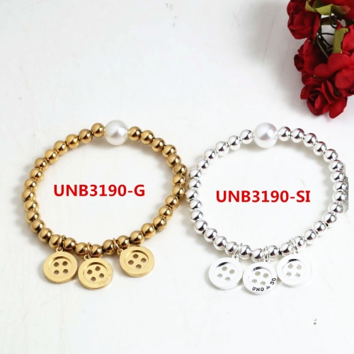 Stainless Steel UNO Bracelet UNB3190-G