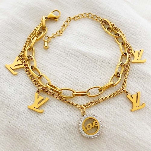 Stainless Steel Brand Bracelet RRS0207-18