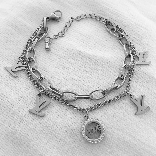 Stainless Steel Brand Bracelet RRS0206-17