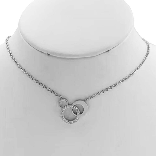 Stainless Steel Brand Necklace RRX0237-14