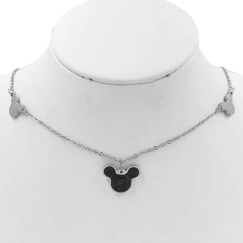 Stainless Steel Brand Necklace RRX0239-15