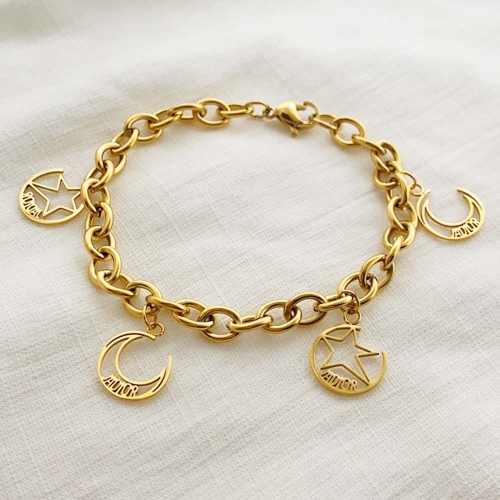 Stainless Steel Brand Bracelet RRS0290-16