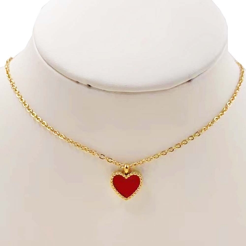 Stainless Steel Brand Necklace RRX0228-11