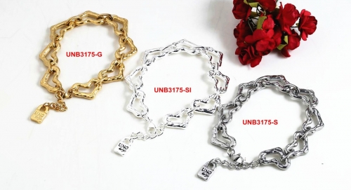 Stainless Steel Uno Bracelet UNB3175-S