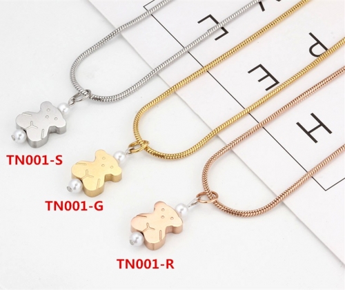 Stainless Steel Tou*s Necklace TN001-S