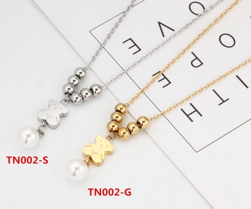 Stainless Steel Tou*s Necklace TN002-G