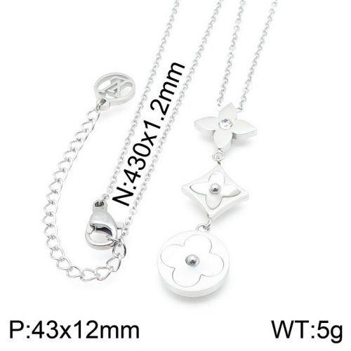 316 Stainless Steel Necklace LVXL041S-17