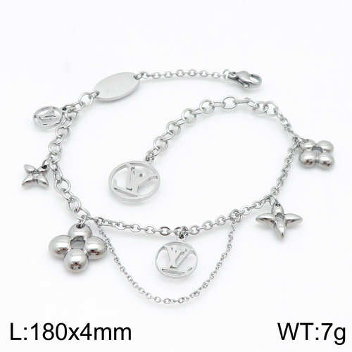 316 Stainless Steel Bracelet LVSL006S-28