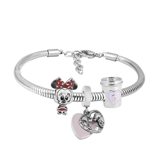 Stainless Steel Pandor*s Bracelet PDB056