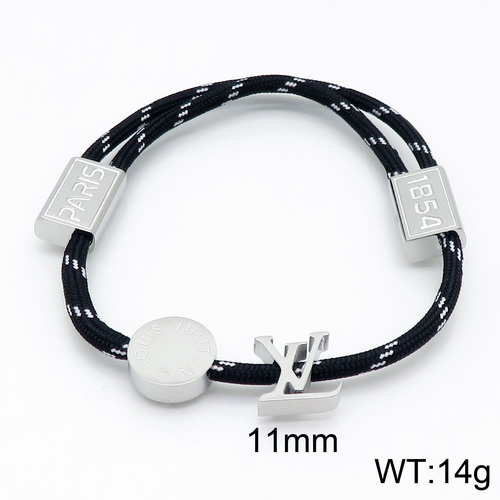 316 Stainless Steel Bracelet LVSS009S-B-28