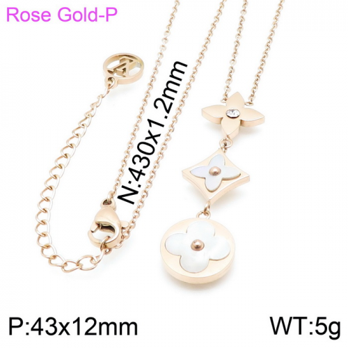 316 Stainless Steel Necklace LVXL041R-20