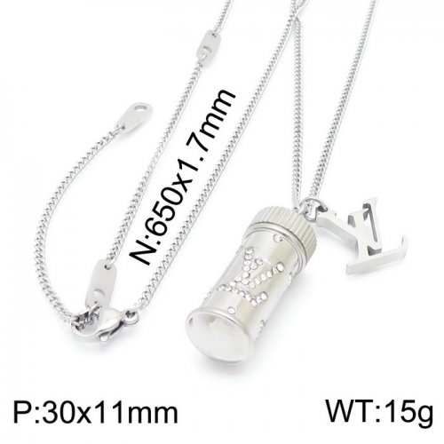 316 Stainless Steel Necklace LVXL046S-32