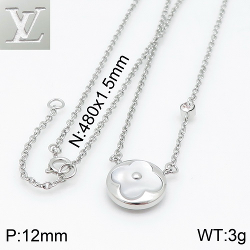 316 Stainless Steel Necklace LVXL029S-17