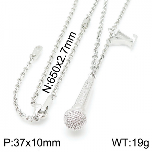 316 Stainless Steel Necklace LVXL042S-22