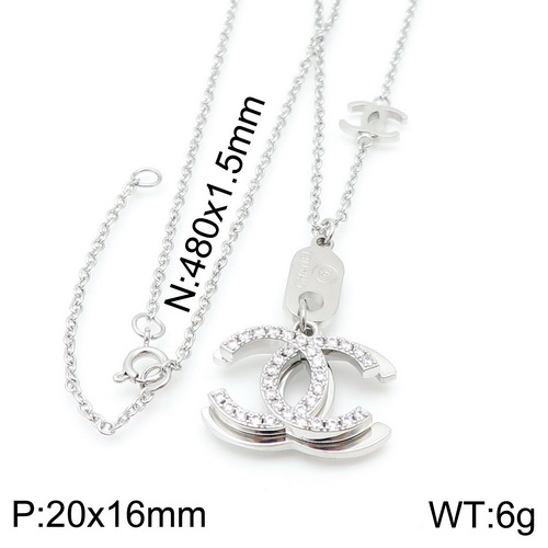 316 Stainless Steel Necklace LVXL044S-18