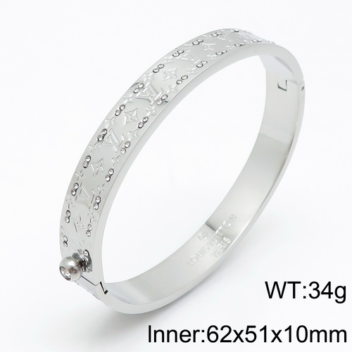 316 Stainless Steel Bracelet LVSL003S-38