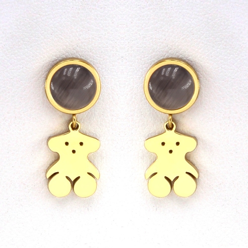 Stainless Steel Tou*s Earring HE1016 (3)