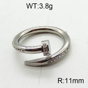 Stainless Steel Ring RR210909-TR6000382vbpb-008