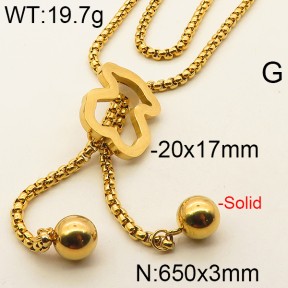 Stainless Steel Tou*s Necklace TN6919vhha-007