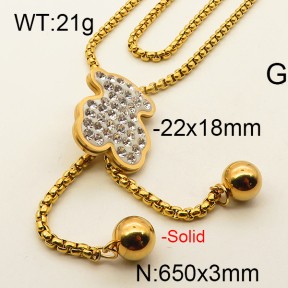 Stainless Steel Tou*s Necklace TN6921vhha-007