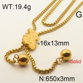 Stainless Steel Tou*s Necklace TN6926vhha-007