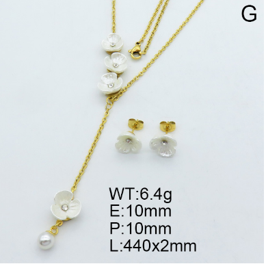 Steel Plastic Jewelry Set 1631254265(1)