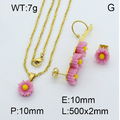 Steel Plastic Jewelry Set 1631255561(1)