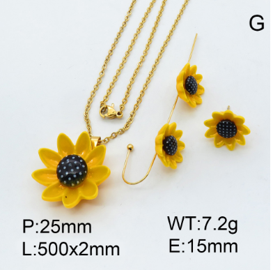 Steel Plastic Jewelry Set 1631256856(1)