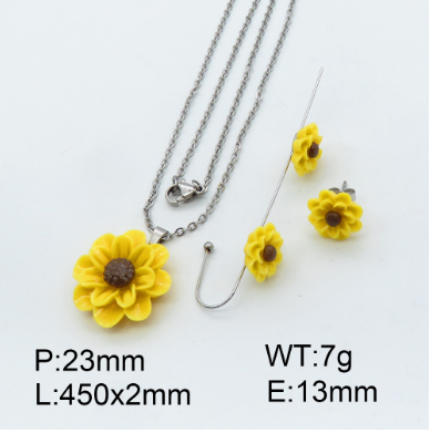 Steel Plastic Jewelry Set 1631256979(1)