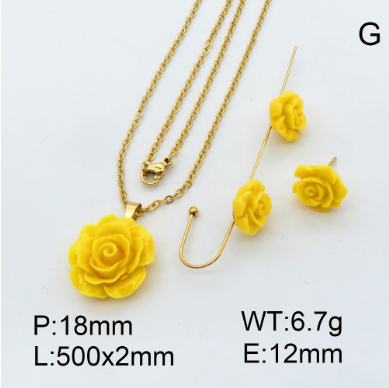 Steel Plastic Jewelry Set 1631256795(1)