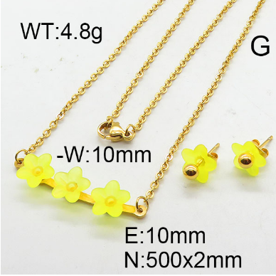 Steel Plastic Jewelry Set 1631264551 (4)