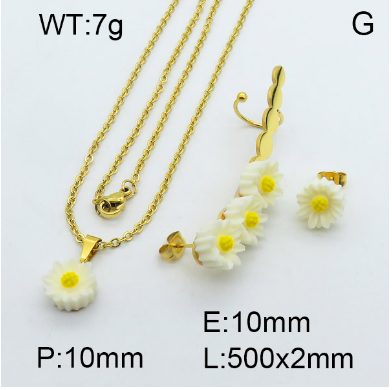 Steel Plastic Jewelry Set 1631255547(1)