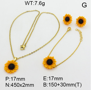 Steel Plastic Jewelry Set 1631154334-3(1)