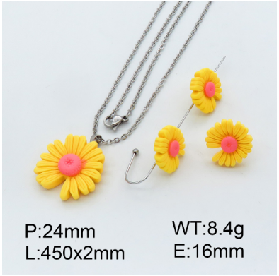 Steel Plastic Jewelry Set 1631256895(1)