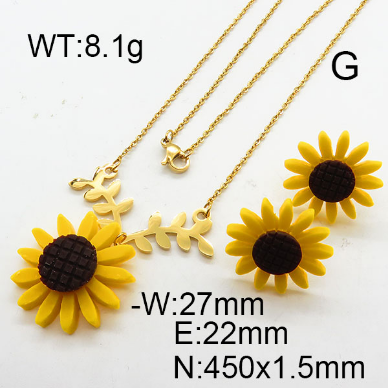 Steel Plastic Jewelry Set 1631265318(1)