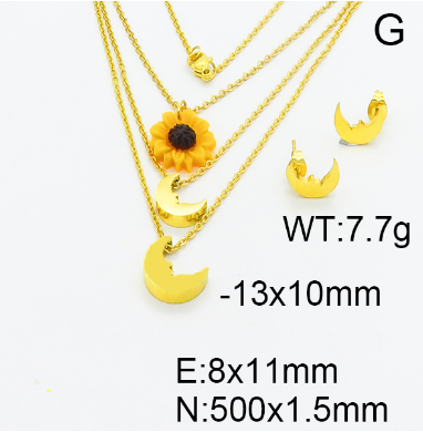 Steel Plastic Jewelry Set 1631153866(1)