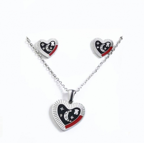 Steel Tou*s Jewelry Set PDS0400-S-RE