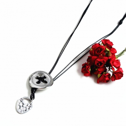 Steel UNO Necklace TUNN0008-S