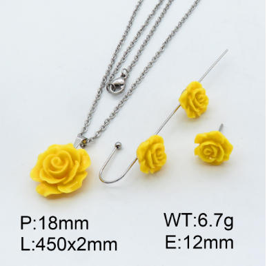 Steel Plastic Jewelry Set 1631256846(1)