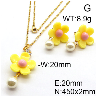 Steel Plastic Jewelry Set 1631254582(1)