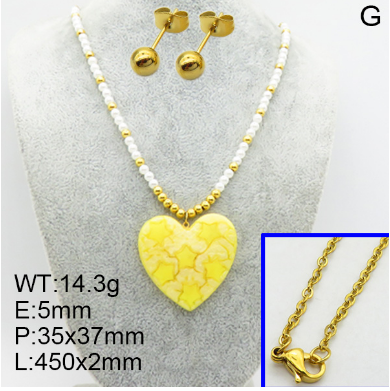 Steel Plastic Jewelry Set 1631154799(1)