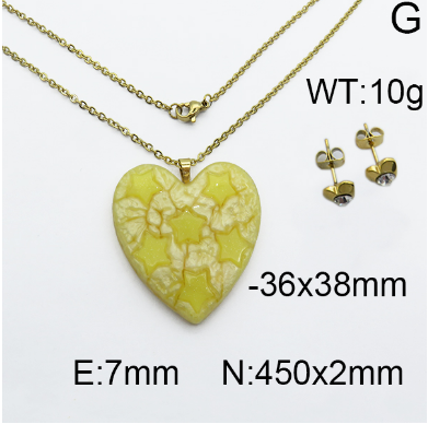 Steel Plastic Jewelry Set 1631256376-2(1)