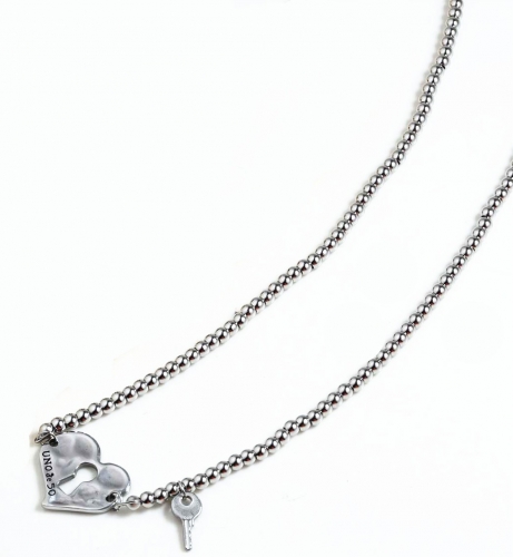 Steel UNO Necklace TUNN0007-S