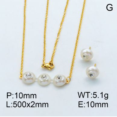 Steel Plastic Jewelry Set 1631264878 (3)