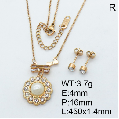 Steel Plastic Jewelry Set 1631254673(1)