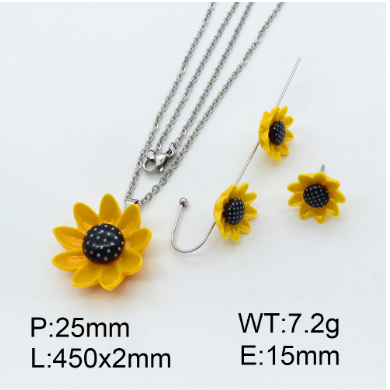 Steel Plastic Jewelry Set 1631256866(1)