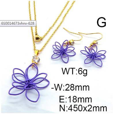 Steel Plastic Jewelry Set 1631255380(1)