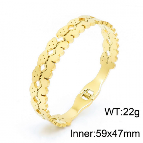 Stainless Steel Tou*s Bracelet SL-118G